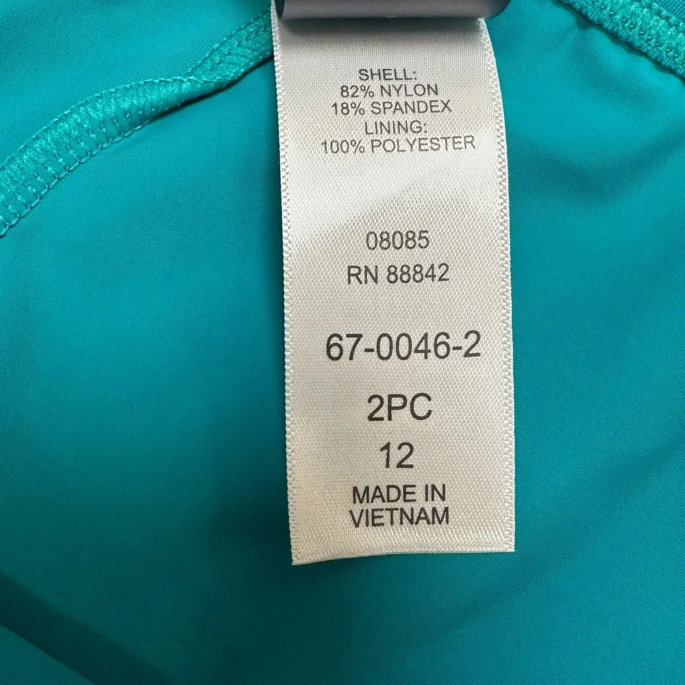 Kim‎ Gravel x Swimsuits For All Women's 12 Scoop Neck Tankini Set Bike Shorts